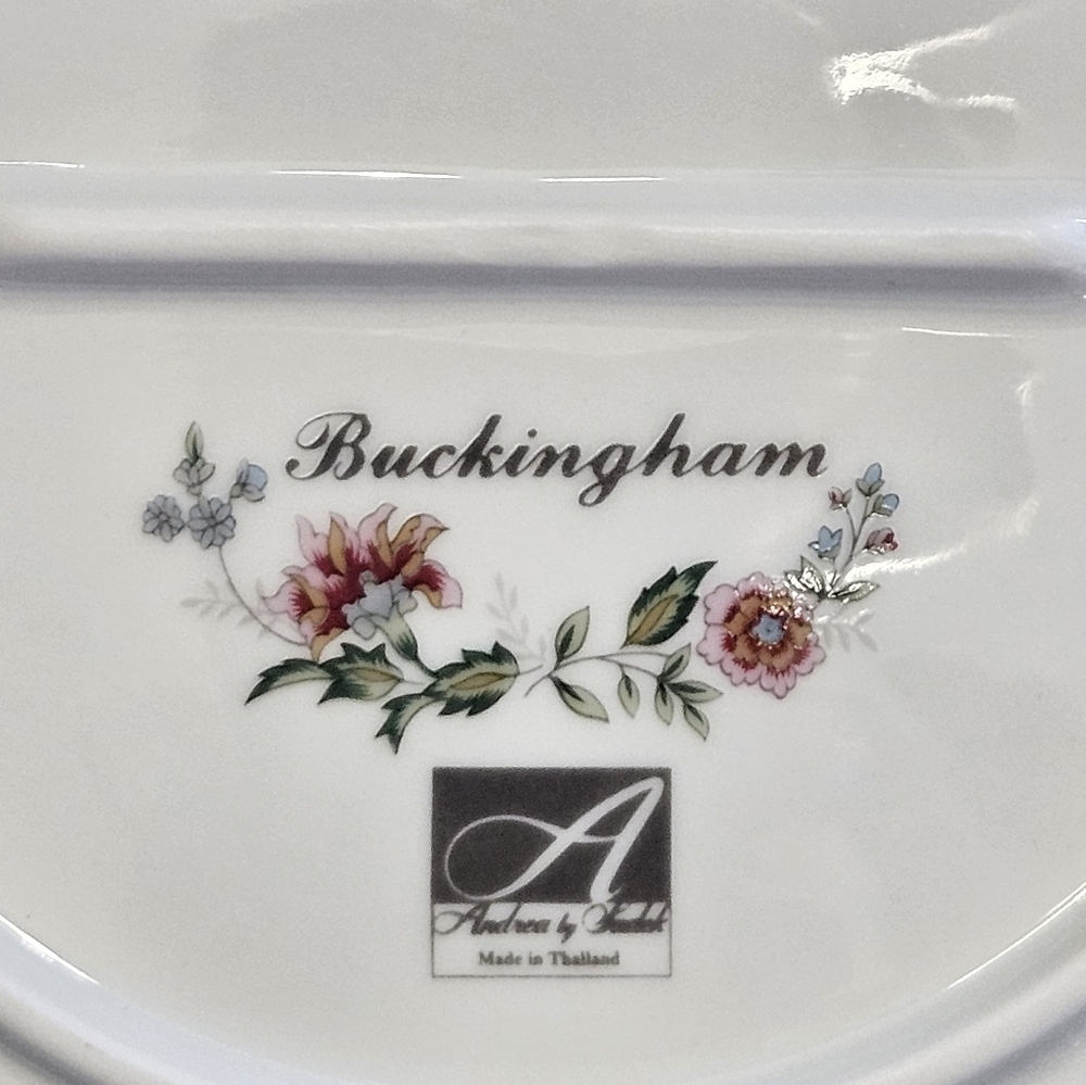 Cheese Plate "Buckingham" Pattern. - Picture 5 of 6